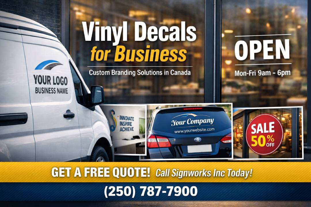 Vinyl Decals for Business: How to Use Them for Branding