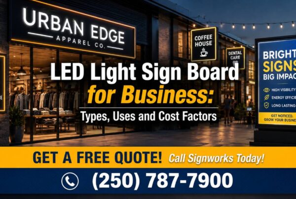 LED Light Sign Board