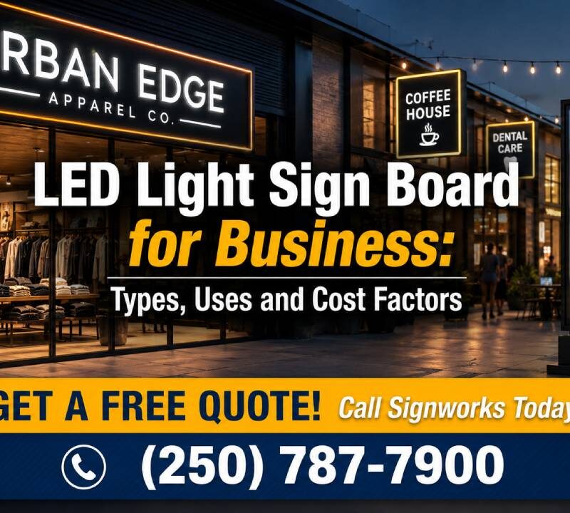 LED Light Sign Board
