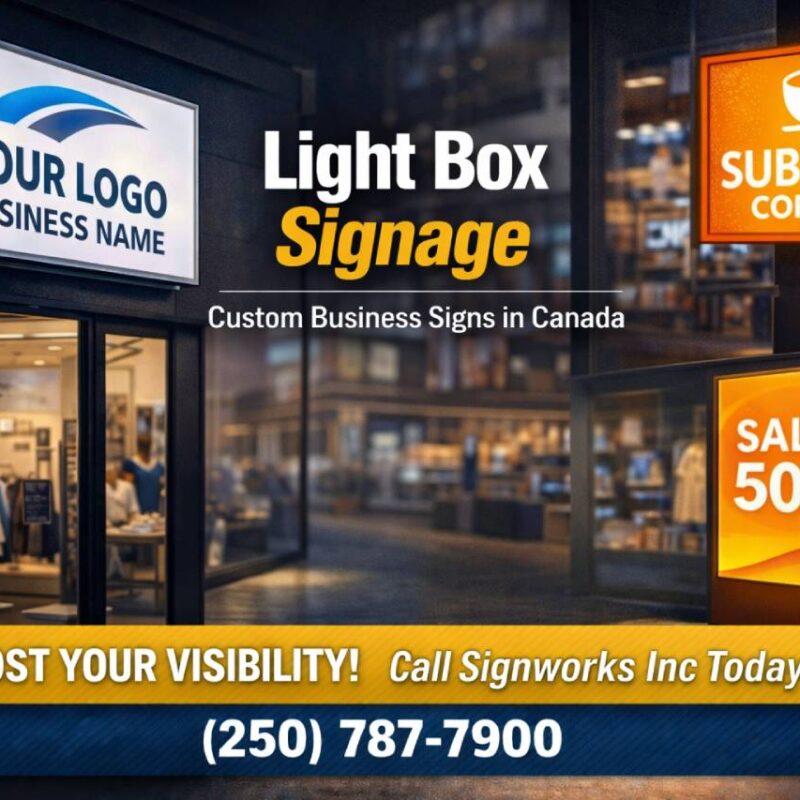 Light Box Signage in Canada