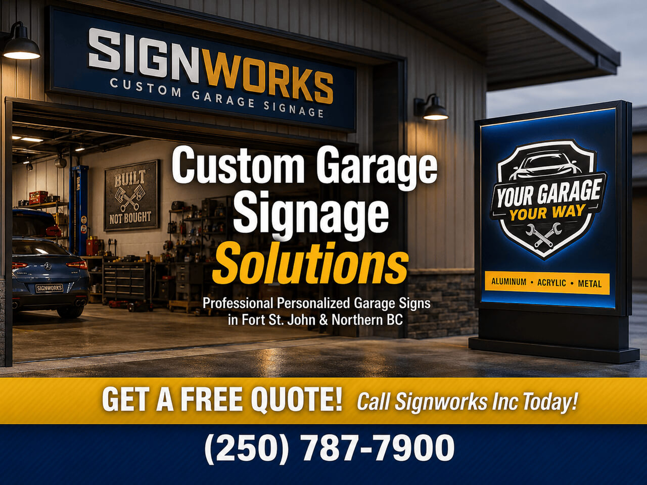 Custom Personalized Garage Signs: How to Choose the Right Sign for Your Garage