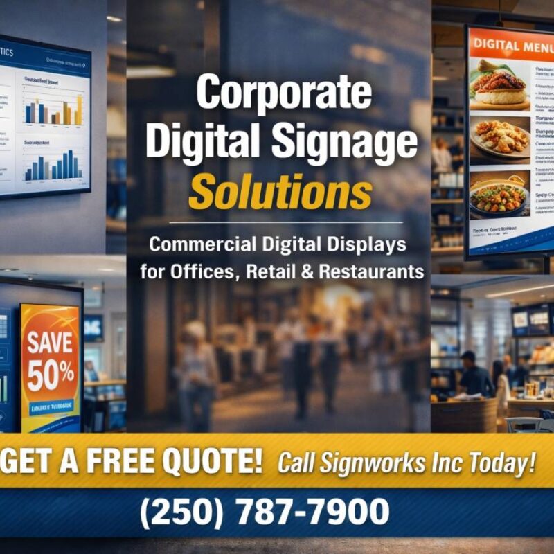 corporate digital signage solutions