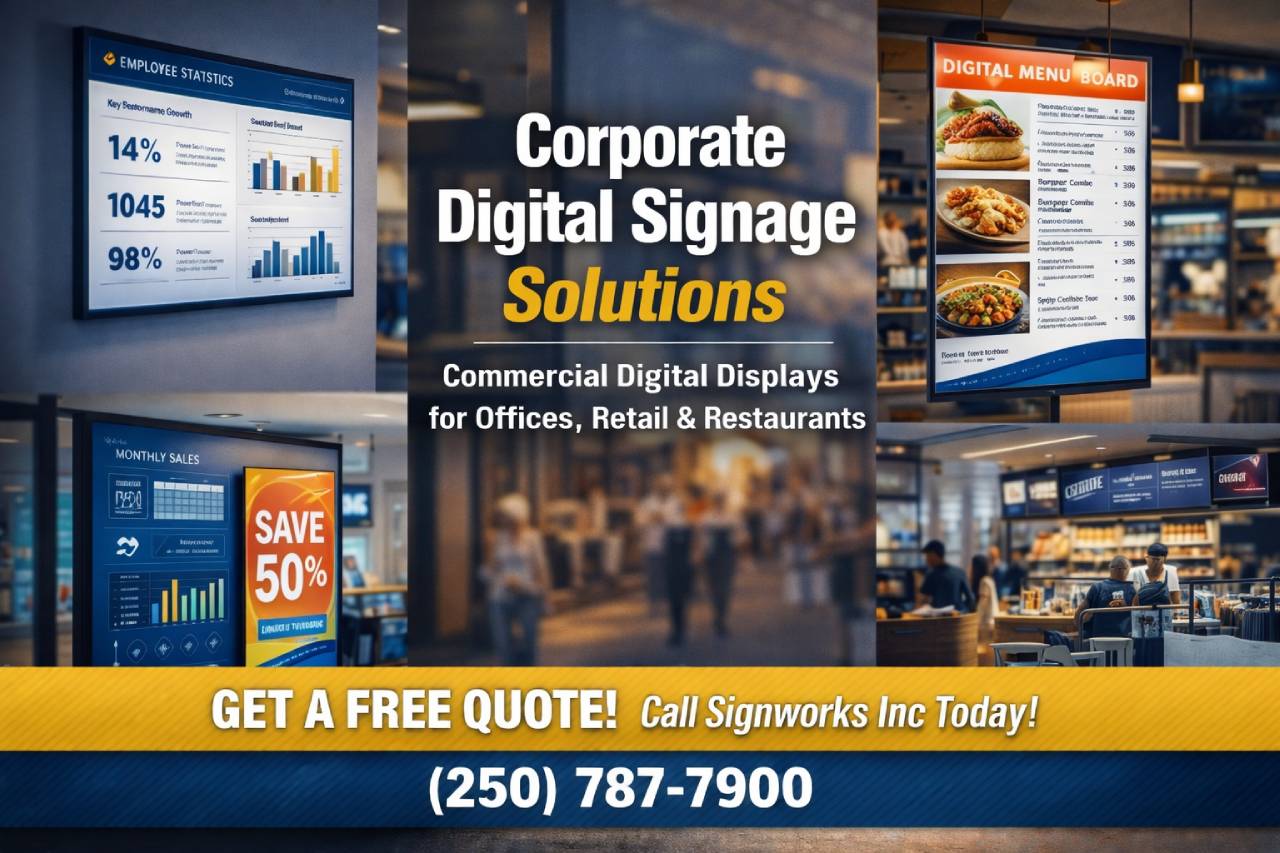 Maximizing ROI with Corporate Digital Signage Solutions