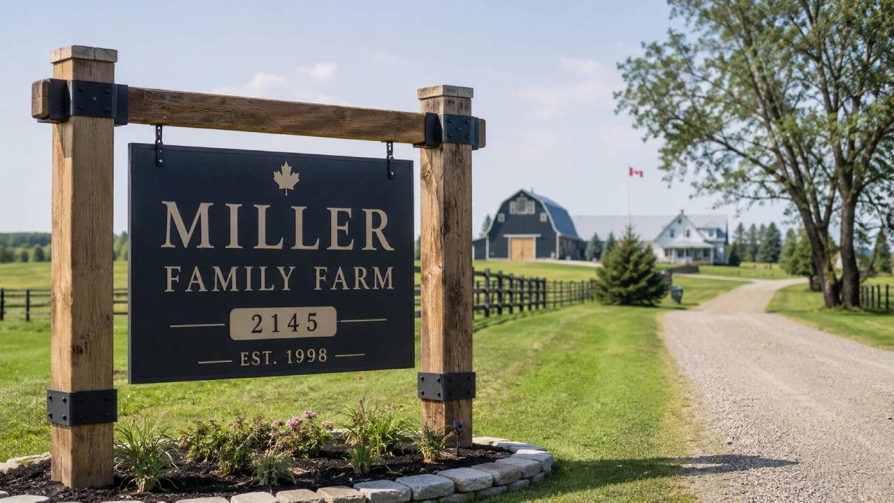 Custom Family Name Sign Ideas for Homes, Cabins & Farms
