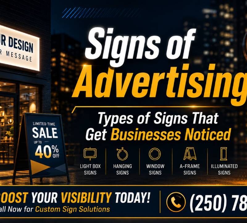 signs of advertising