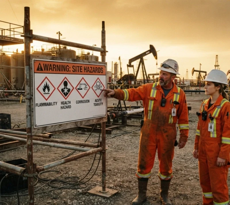 WHMIS Signs for Oilfield