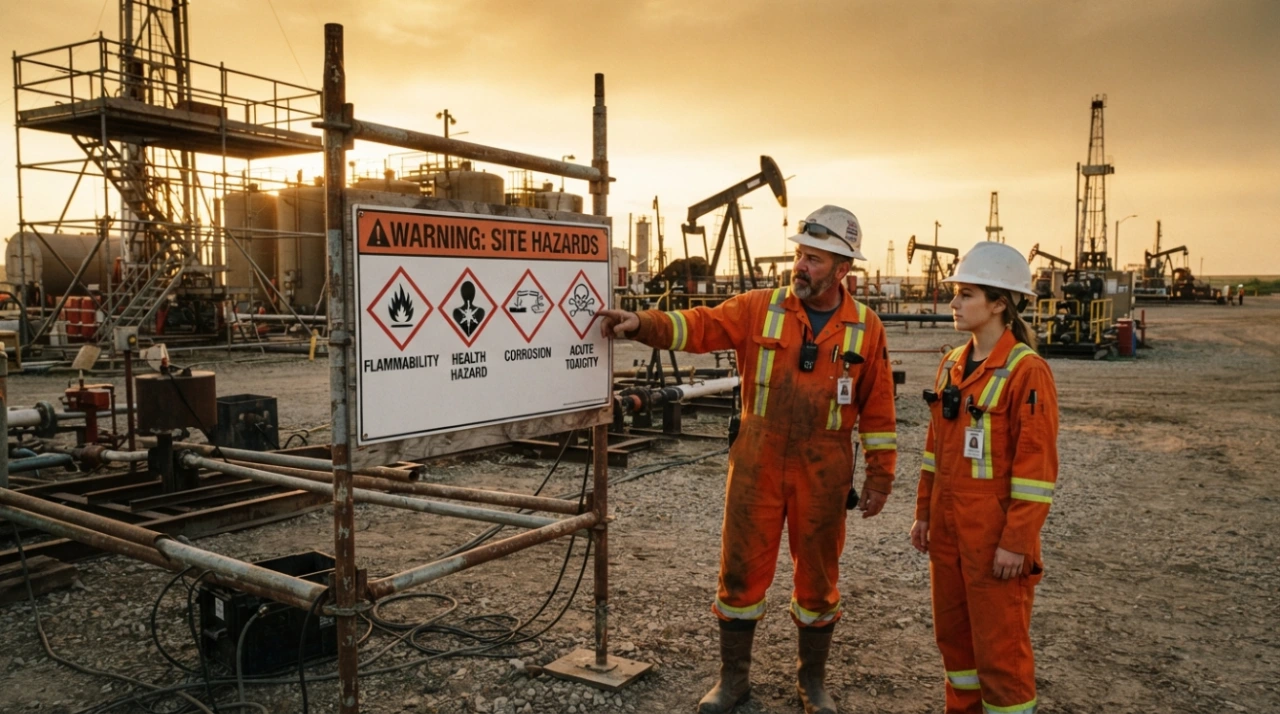 WHMIS Signs for Oilfield and Industrial Sites: What Businesses Should Know